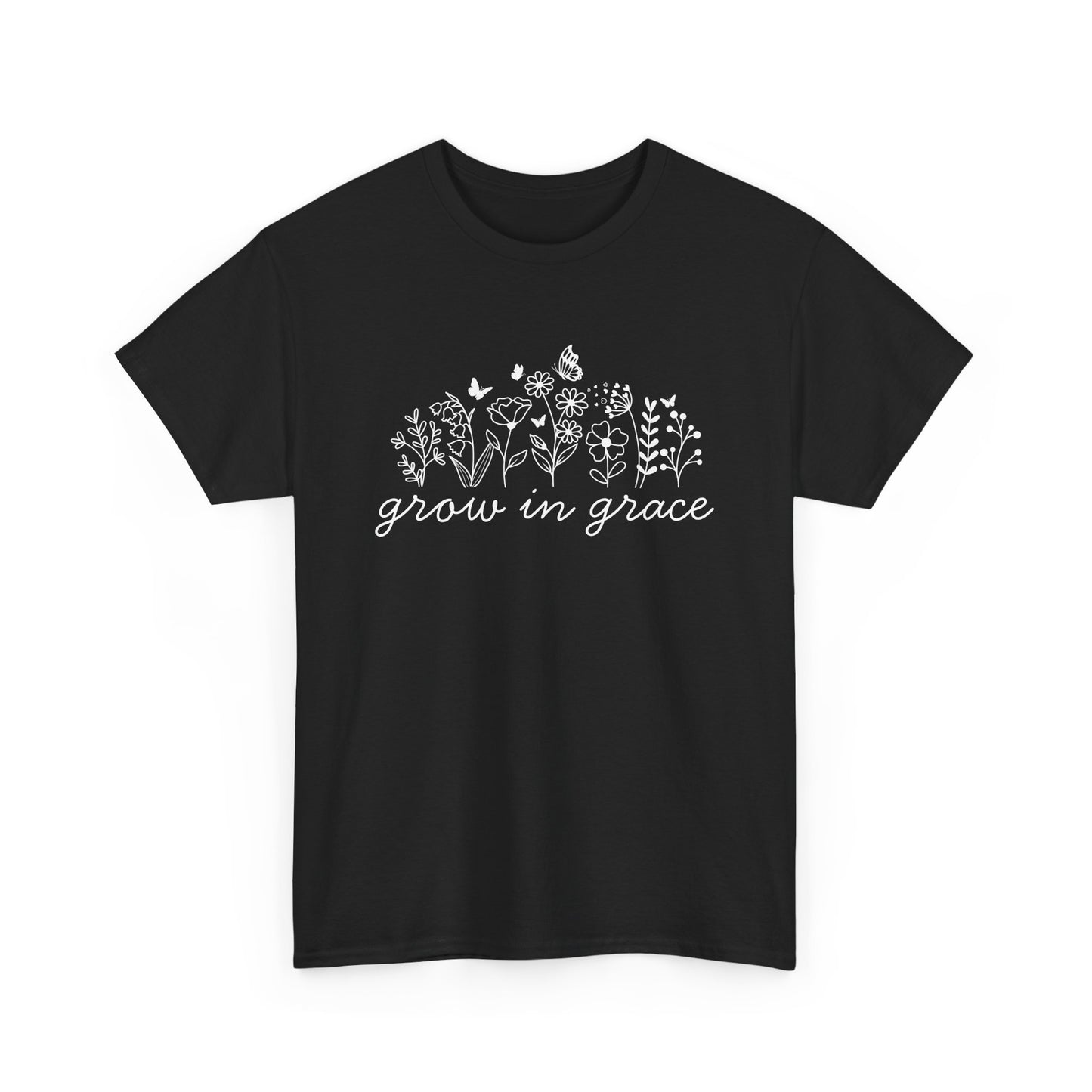 Grow in grace T-Shirt —white Printing