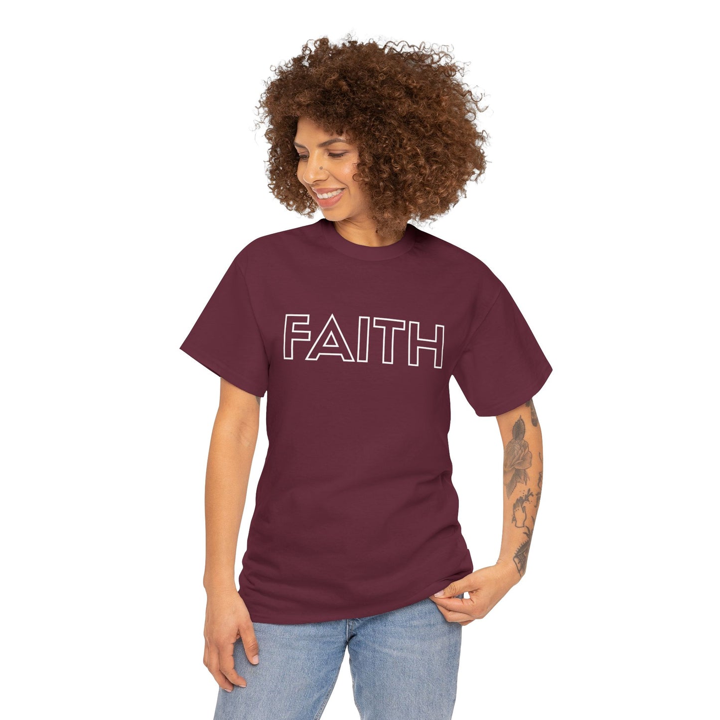 FAITH T-Shirt —White Printing