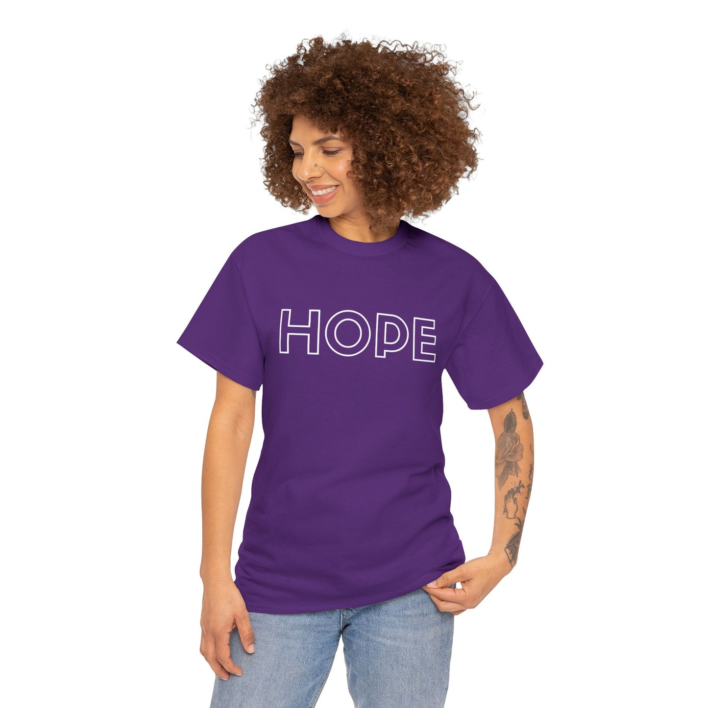 HOPE T-Shirt —white Printing
