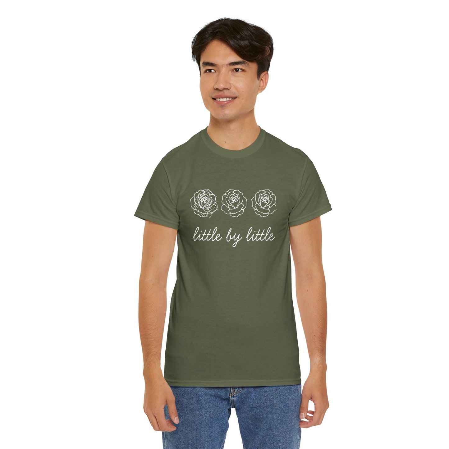 Little by little T-Shirt —white Printing