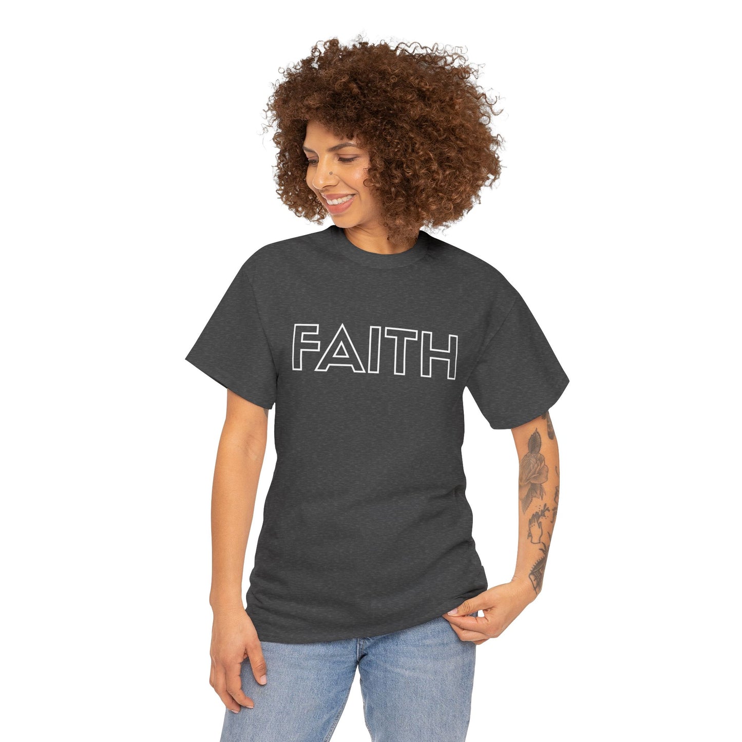 FAITH T-Shirt —White Printing