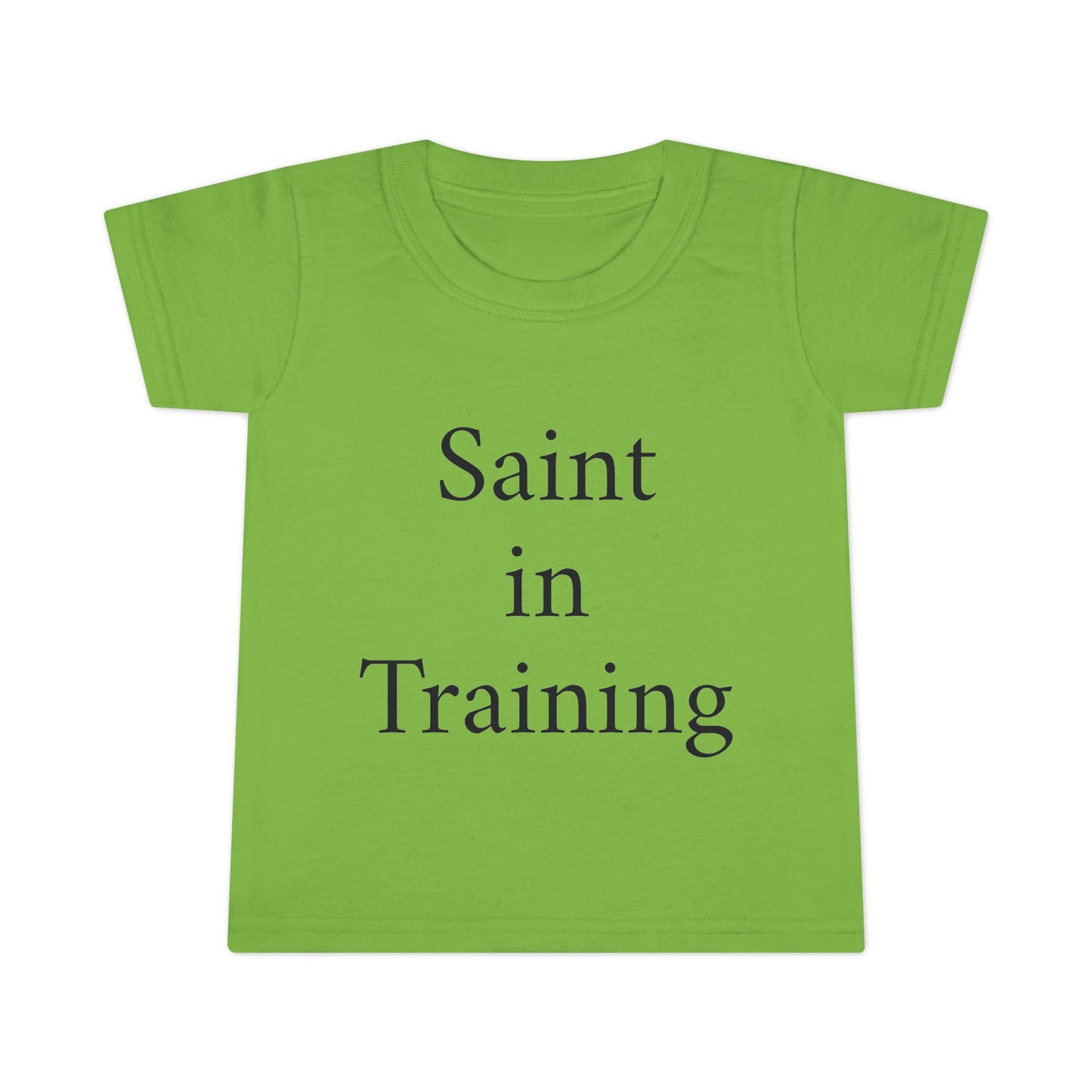 Toddler T-Shirt - "Saint in Training" Cute Catholic Baby Tee