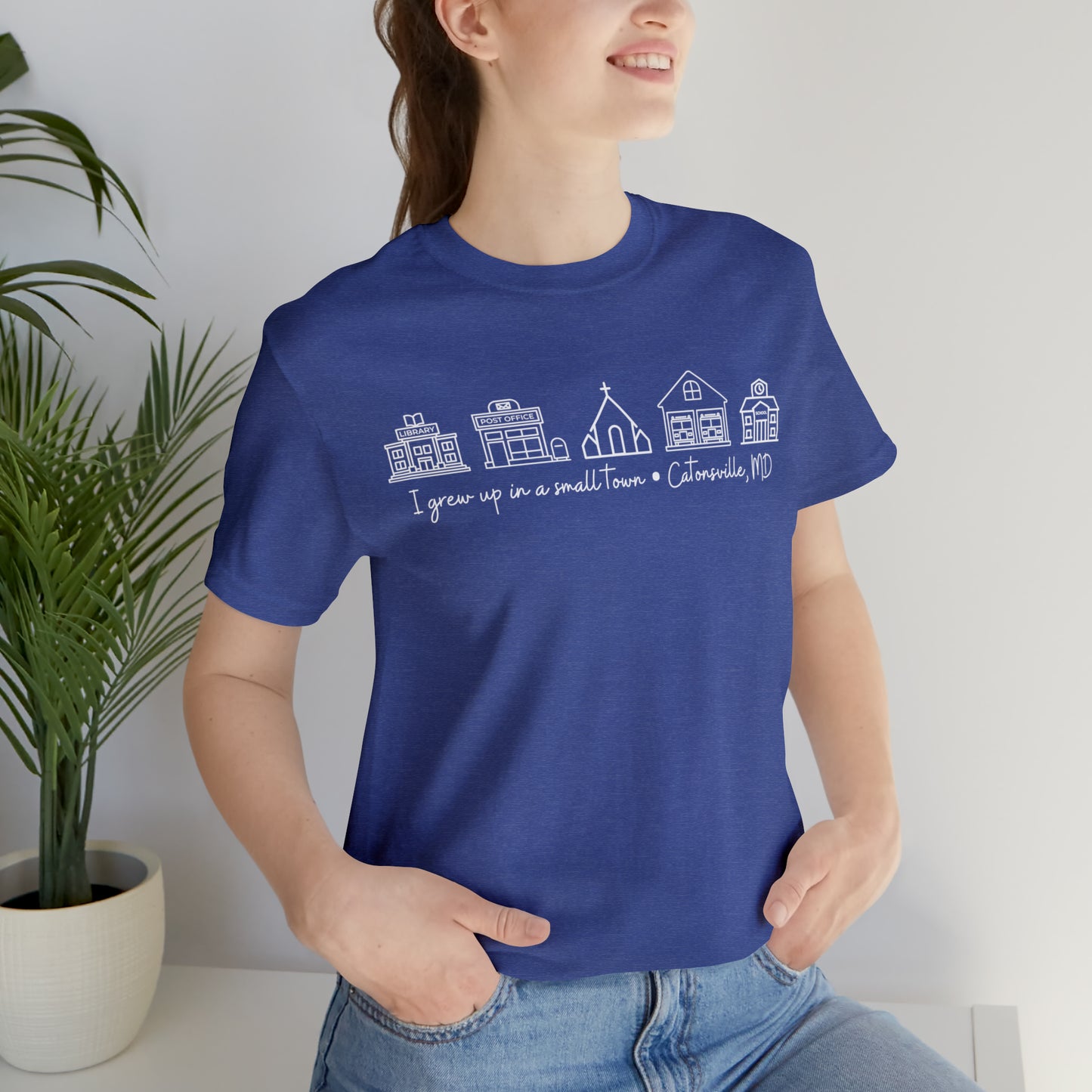 Grown in a Small Town Catonsville Unisex Jersey Short Sleeve Tee