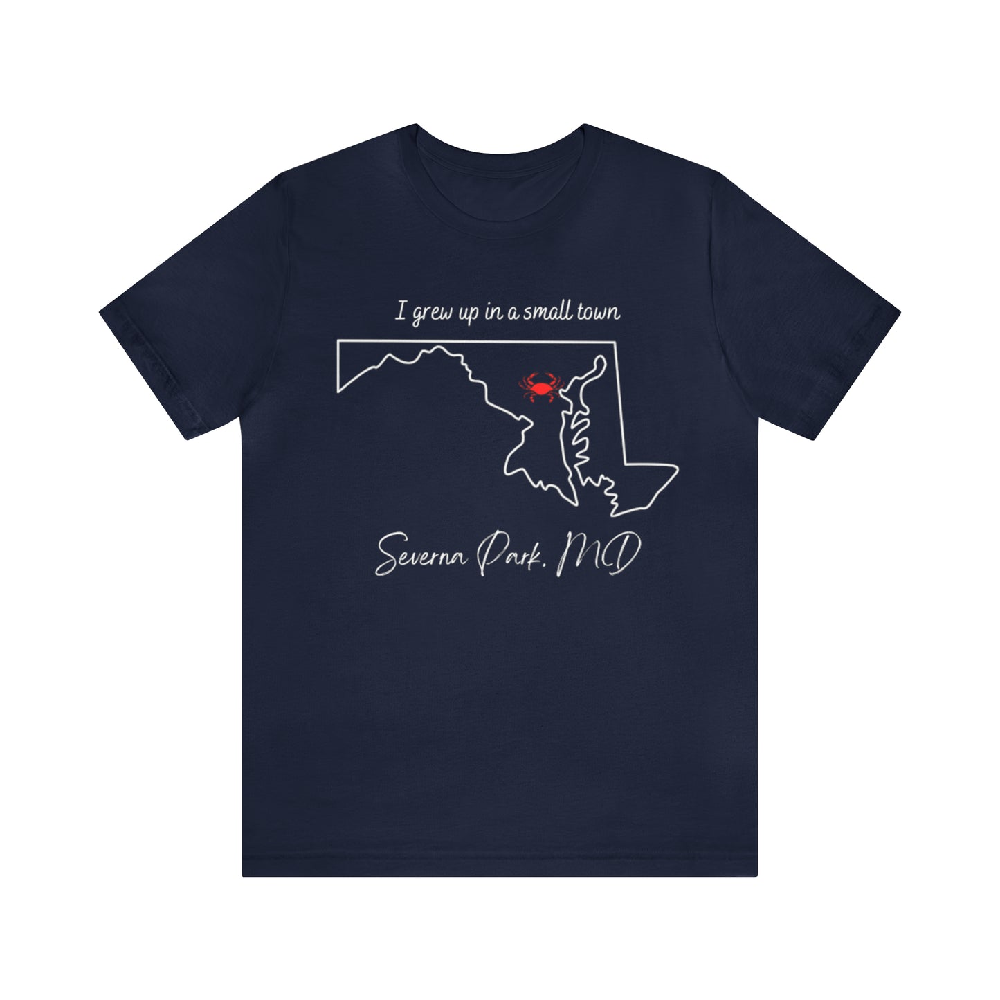 I grew up Severna Park Unisex Jersey Short Sleeve Tee